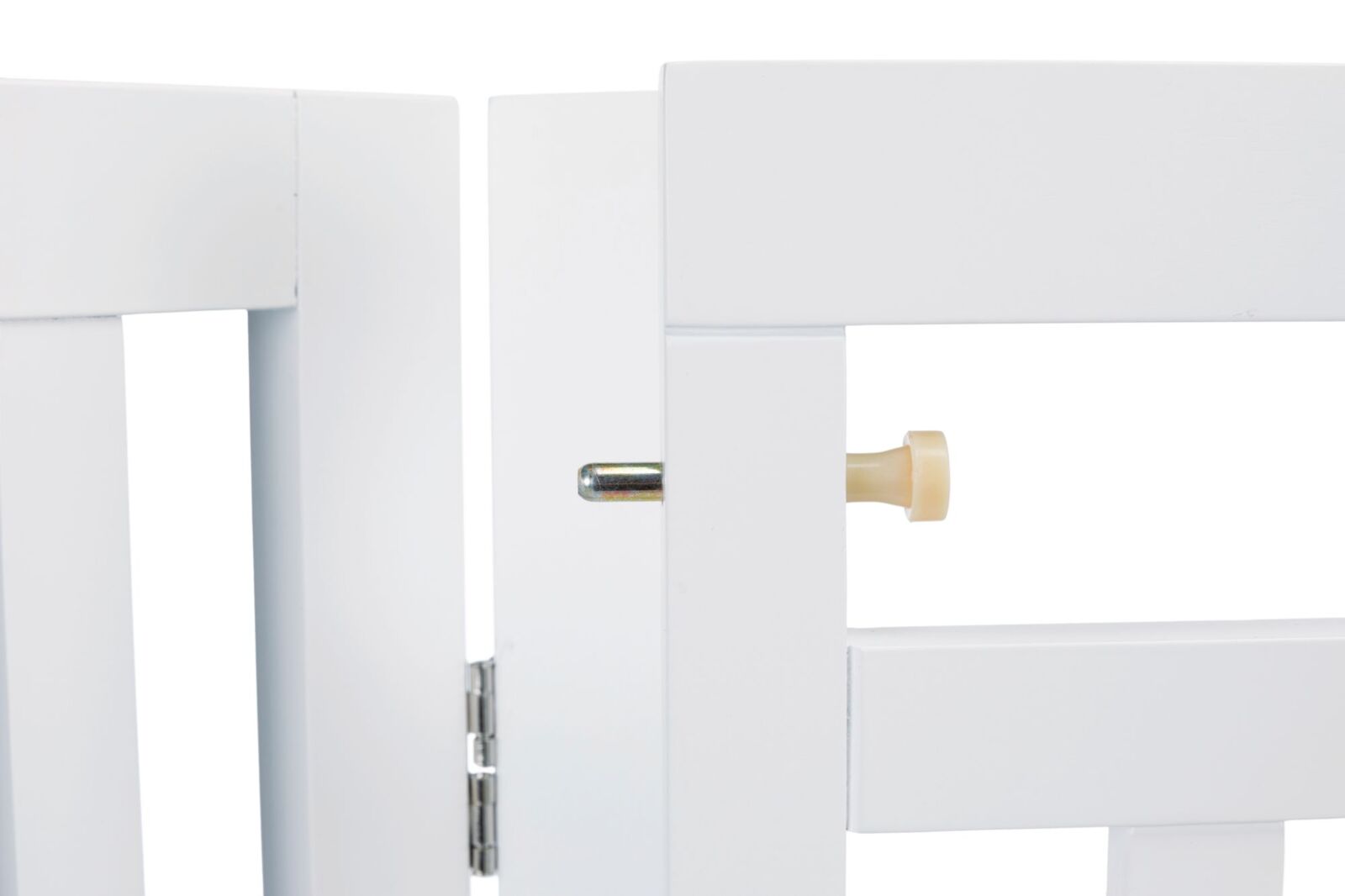 Barrière, avec porte, 60-160×81cm, blanc Barrière, avec porte, 60-160×81cm, blanc