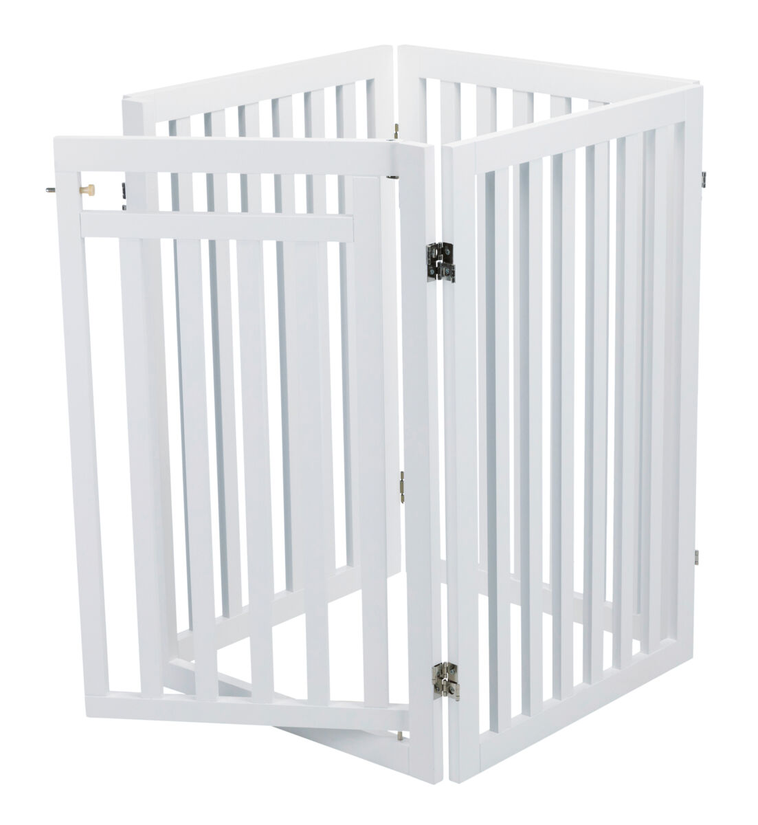 Barrière, avec porte, 60-160×81cm, blanc Barrière, avec porte, 60-160×81cm, blanc