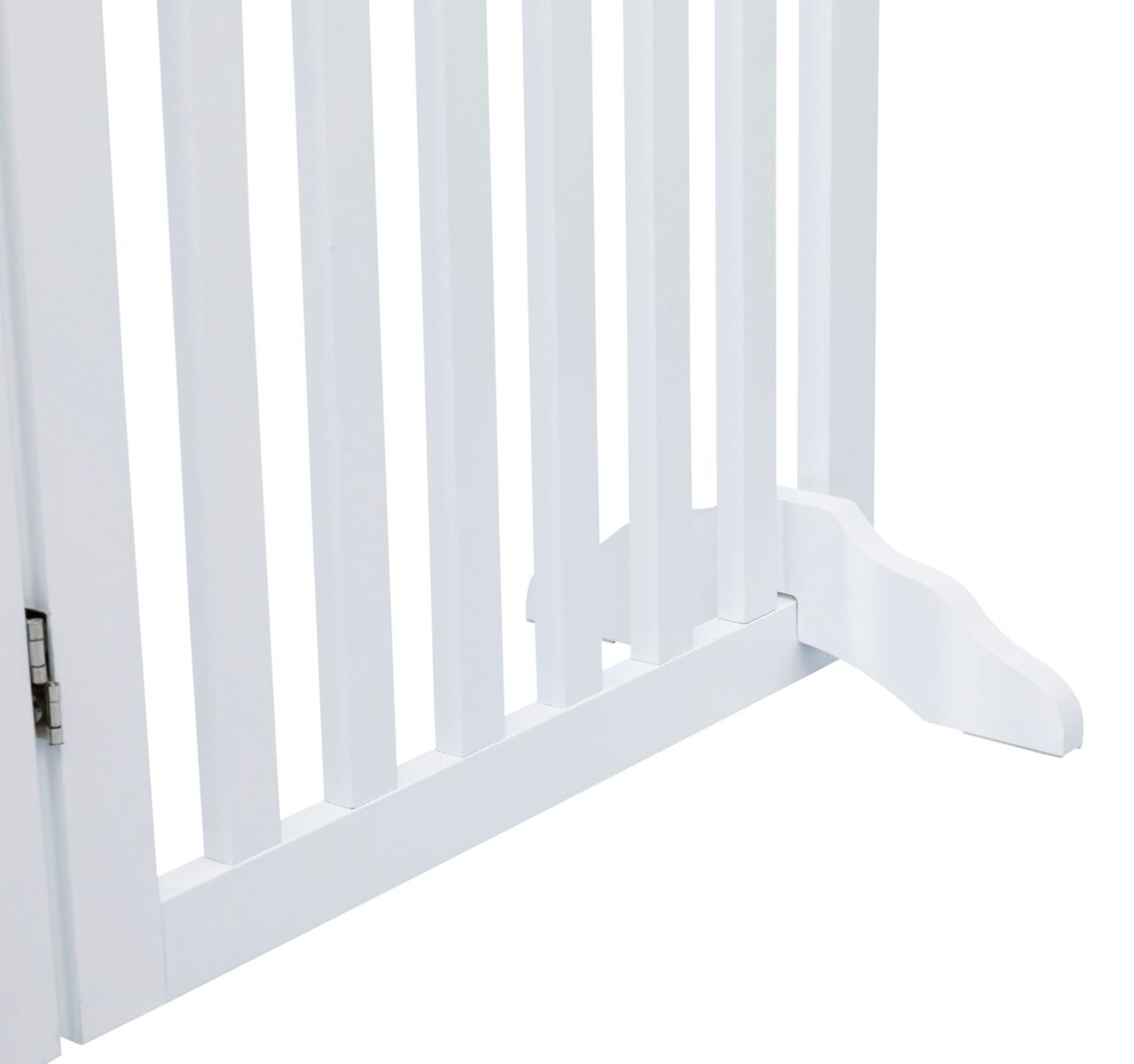 Barrière, avec porte, 60-160×81cm, blanc Barrière, avec porte, 60-160×81cm, blanc