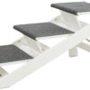 Rampe, marches pliantes, en MDF, 44 × 46 × 106 cm, blanc