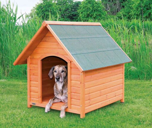 natura Hundehütte mit Satteldach, L 96x105x112cm, 2 Kartons