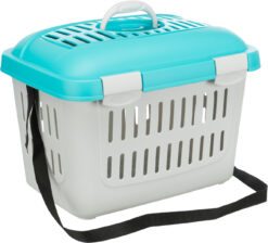 Alternative view of Midi-Capri Transportbox,türkis/silber