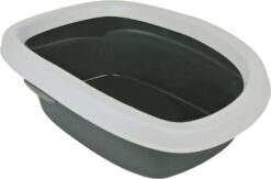 Bac à litière Carlo, 1: 31×14×43cm, gris/gris clair