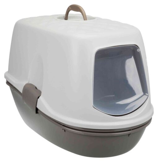Katzentoilette Berto Top, mit Trennsystem, 39×42×59cm, taupe