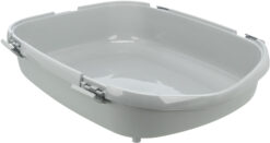 Alternative view of Bac à litière Primo XXL, avec rebord, gris/blanc