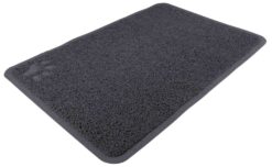 Tapis pour bac à litière, PVC, anthracite