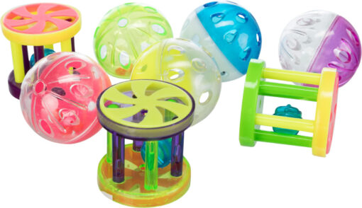 Balle/rouleau, en plastique, ø4,5cm, assorti nur per VE 60Stk.
