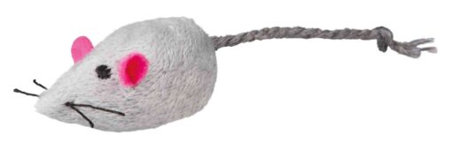 Maus mit Schelle, Plüsch, Katzenminze, 5cm nur per VE160Stk.