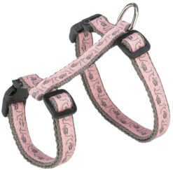 Alternative view of Katzengeschirr mit Leine, 27-45 cm/13 mm, 1,20 m, grau/rosa