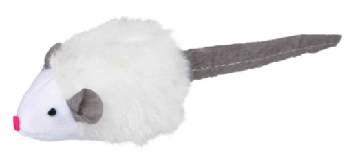 Souris avec puce, en peluche, catnip, 6cm nur per VE 12Stk.