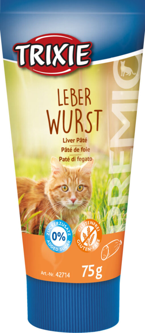 Premio pâté de foie, pour chats, 75g nur per VE 12Stk.