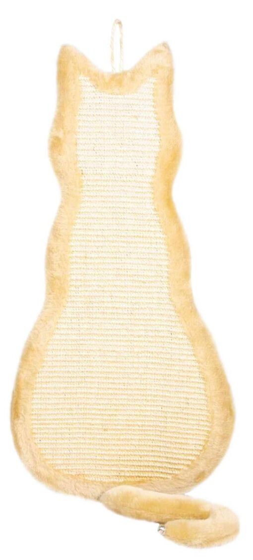 Griffoir "chat",beige 35x69cm