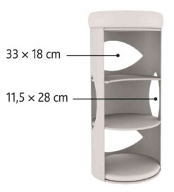 Alternative view of Cat Tower Gracia, 85cm, lichtgrau