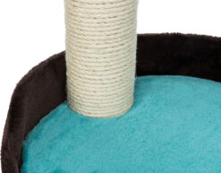 Alternative view of Kratzbaum "Lugo", braun-aquamarin