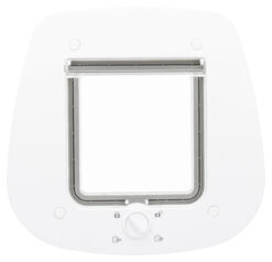 Alternative view of 4-Wege Freilauftür für Glastüren, 27×26cm, weiss