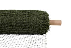 Schutznetz (Rolle: 75×2 m), drahtverstärkt, 1 qm, olivgrün