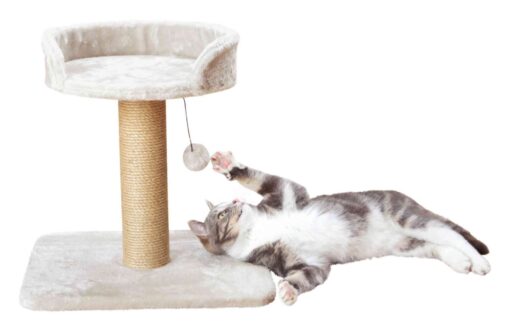 Arbre à chat Mica, 46 cm, gris clair