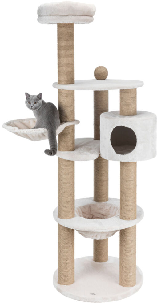 Arbre à chat Nigella, 177cm, gris clair