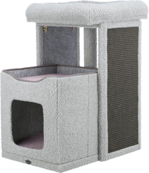 Junior arbre à chat Carlita, 63 cm, gris/mauve