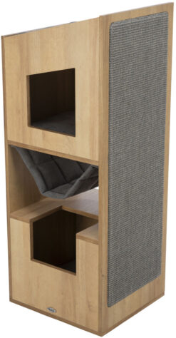 Alternative view of Cat Tower CityStyle,braun/grau