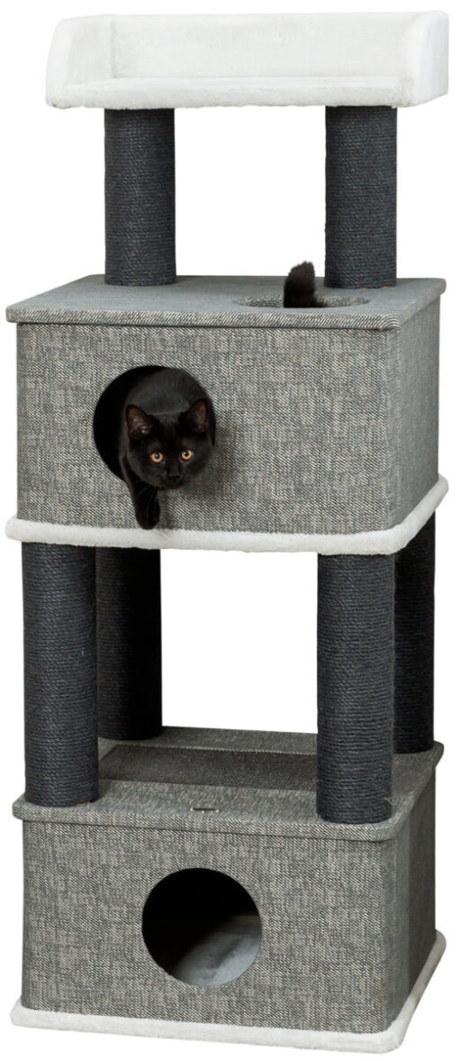 Arbre à chat Almira, 128cm, gris