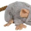 Jouet souri av. catnip en peluche, gris