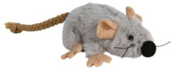 Jouet souri av. catnip en peluche, gris