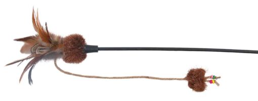 Spielangel/Schmetterling&Ball, braun-beige 54cm