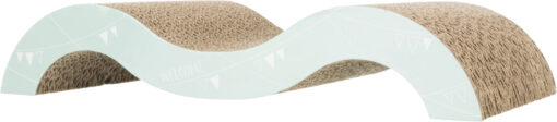 Junior griffoir vague, 38×7×18cm, mauve/menthe