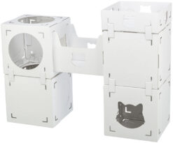 Alternative view of Katzenmöbel Casa Cara, Pappe, 93×72×30,5cm, weiss
