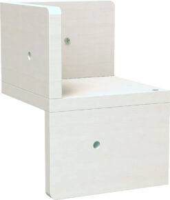 Alternative view of Élément de mur 3, paysage d'escalade, coin, blanc