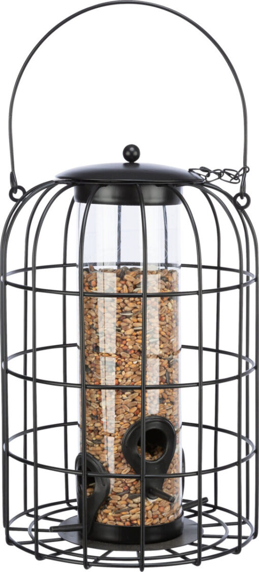Mangeoire a. grille de protection, 950 ml/ø 17×26cm, noir