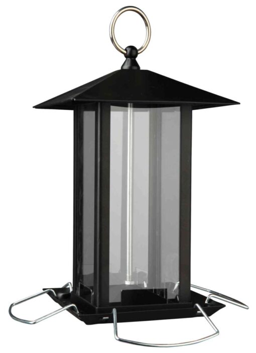 Distributeur de nourriture, en métal, 1.000ml/20cm, noir