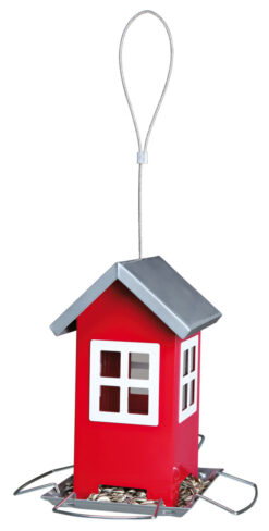 Alternative view of Futterhaus, Metall, 1.000ml, rot
