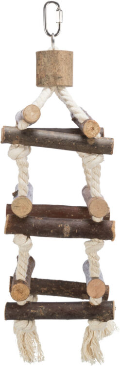 Alternative view of Leitergerüst aus Naturholz, 12 Sprossen