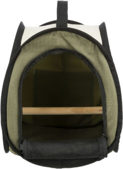 Alternative view of Transporttasche, Vogel/Kleintier, beige/olivgrün