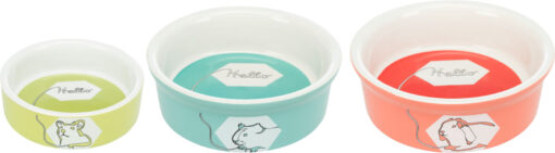 Ecuelle en céramique, bande dessinée "Hello" 90ml, ø 8cm / Hamster