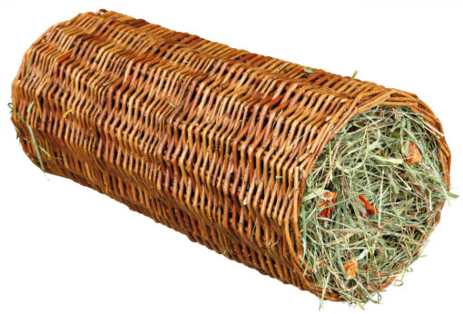 Tunnel de pâturage avec foin/carotte ø 15×33cm, 110g / Kleinnager