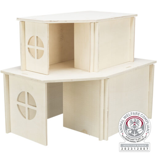 Haus Holm, Stecksystem Kaninchen, 50×23×33cm
