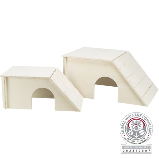 Maison Bent, système d'ass., lapins/cochons d'Inde, 40 × 1 Kaninchen/Meerschweinchen, 40×18cm