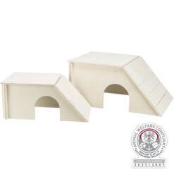 Maison Bent, système d'assemblage, lapins, 51 × 24 × 33 c