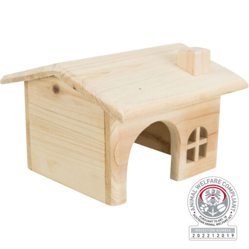 Haus, nagelfrei, Hamster, Holz 15×11×15cm