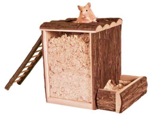 Maisonette p.hamster, 25.5x20x24.5cm 25x24x20cm / Hamster, Grosse Hamster