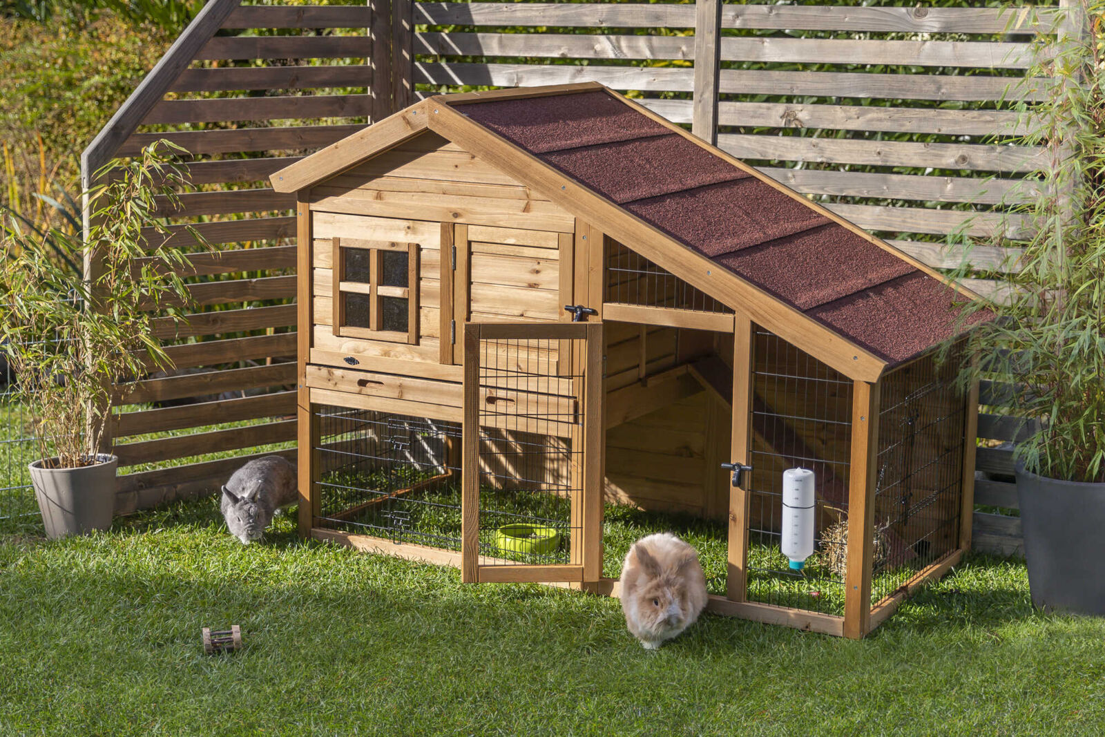 natura Kaninchenstall m.Freigeh.,151x107x80cm 2 Cartons natura Kaninchenstall m.Freigeh.,151x107x80cm 2 Cartons
