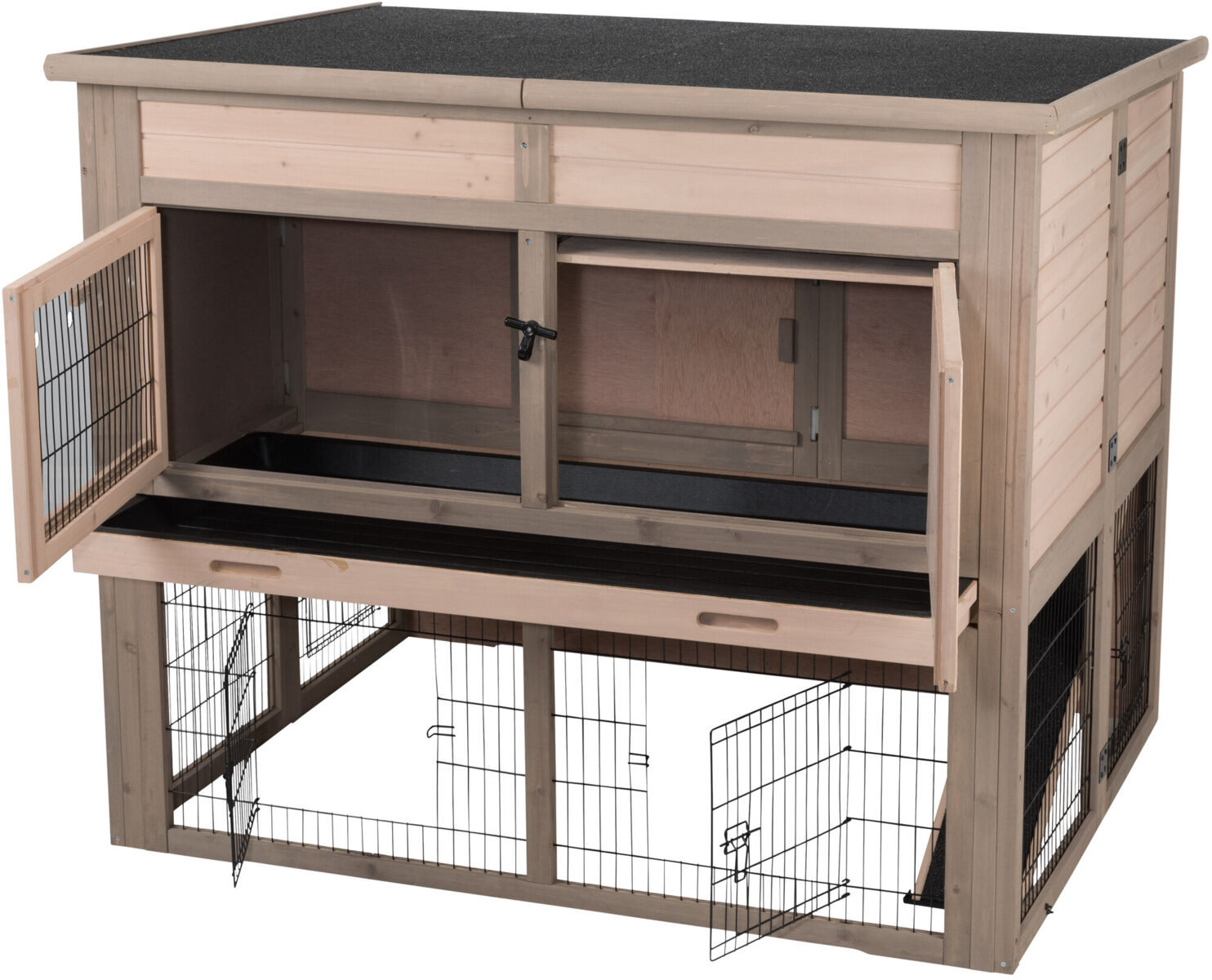 natura Kleintierstall XL mit Wärmedämmung, 120×98×94cm 3-Karton natura Kleintierstall XL mit Wärmedämmung, 120×98×94cm 3-Karton