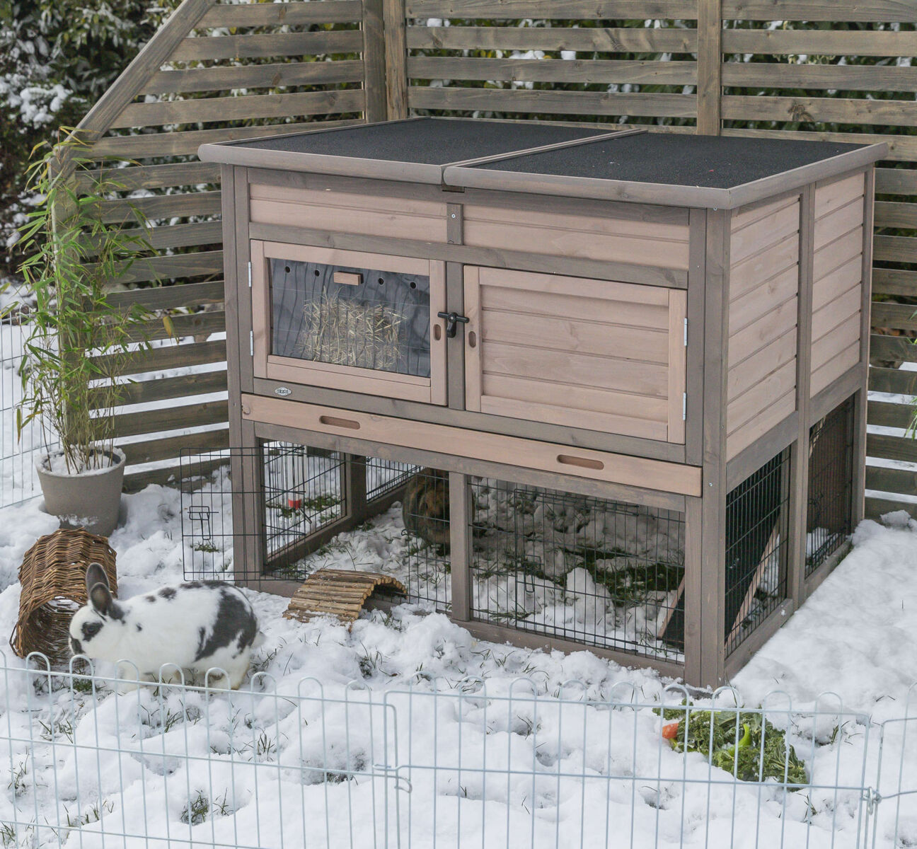 natura Kleintierstall XL mit Wärmedämmung, 120×98×94cm 3-Karton natura Kleintierstall XL mit Wärmedämmung, 120×98×94cm 3-Karton