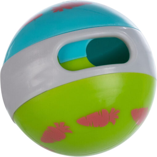 Snack balle pour lapins, plastique ó6cm