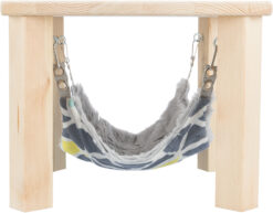 Alternative view of Abri avec hamac Sunny, 28 × 24 × 28 cm, multicolore/gris