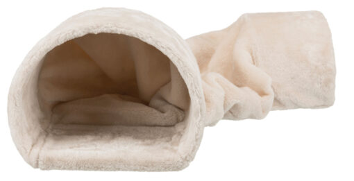 Kuscheltunnel f. Kaninchen/Meerschweinchen, Plüsch, 27×21×80