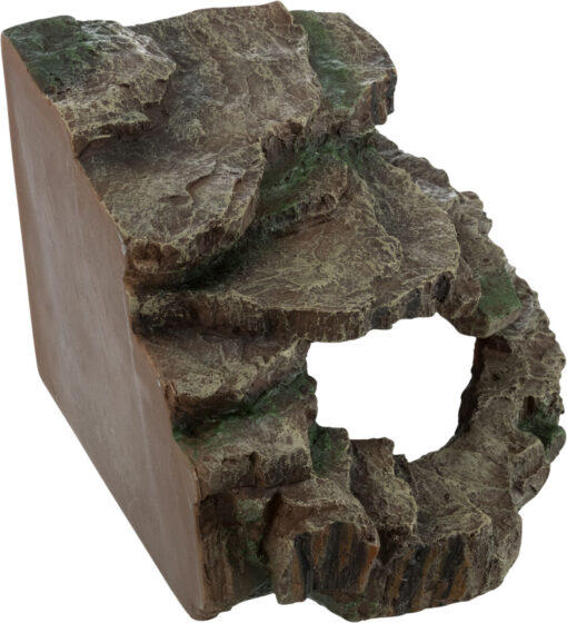 Eck-Felsen mit Höhle und Plattf. 26x20x26cm